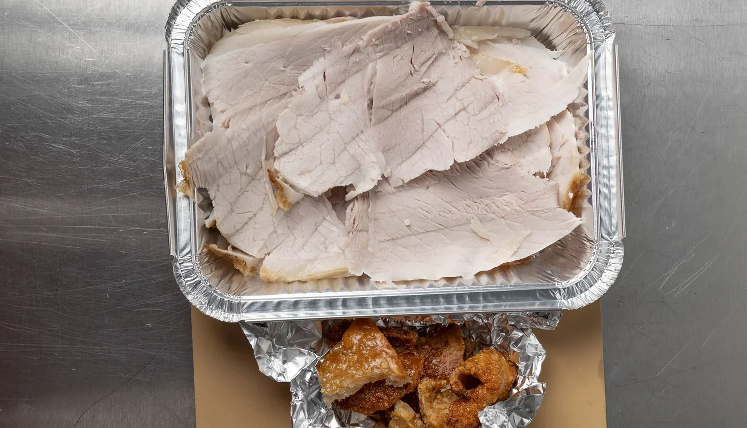 Plato de pata cortada para llevar
