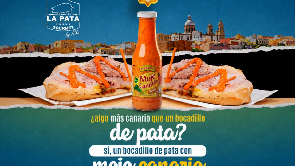 La Pata Gourmet by Kiko celebra el Día de Canarias con bocadillo de pata y mojo rojo