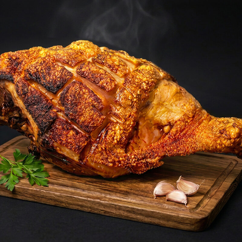 Pata Asada Entera con Hueso