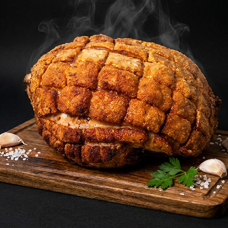 Pata Asada Entera sin Hueso